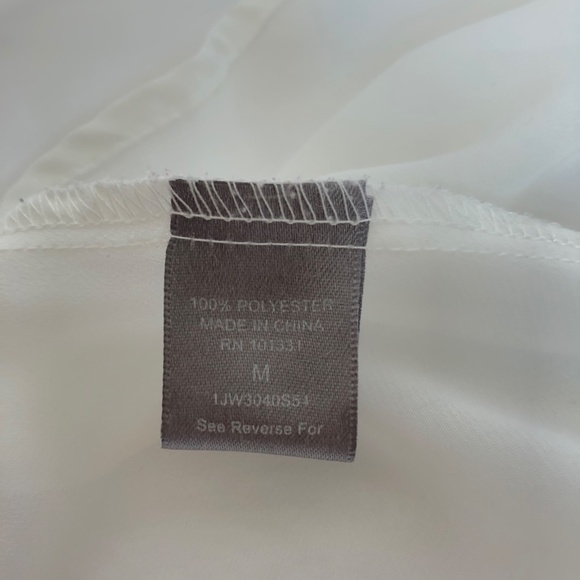 White Front Ruffle Tank - Picture 4 of 6